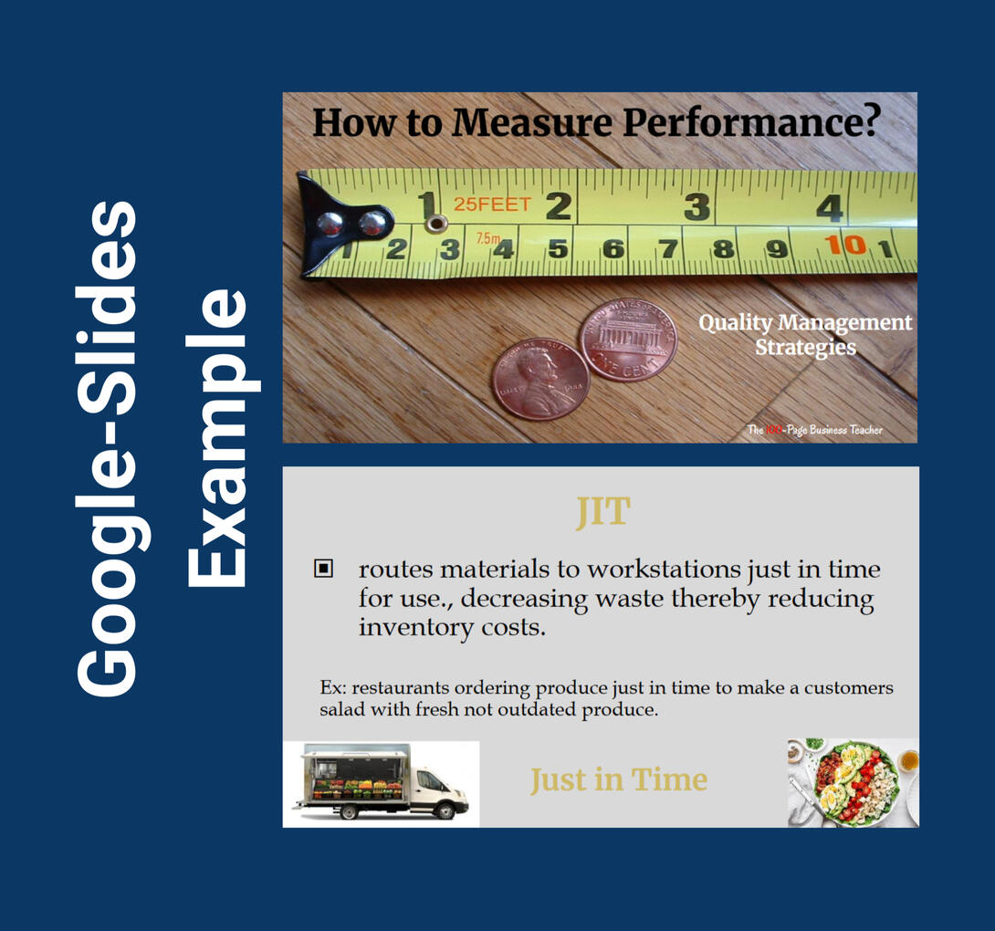 google slide example for teaching