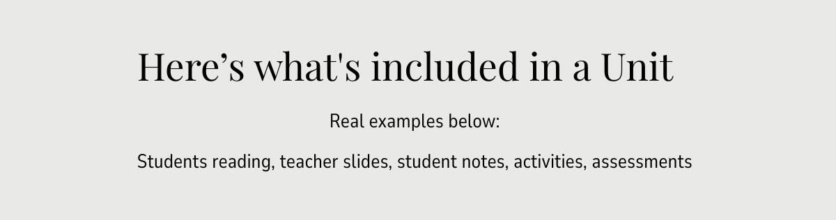 whats included in a business unit purchase